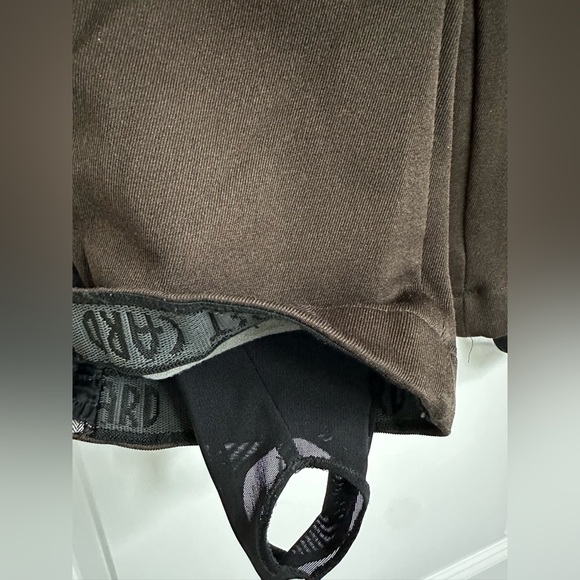 Vintage Post Card Italian Design Ski Pants Brown Floral Embroidered Stirrup - XS - Picture 6 of 16